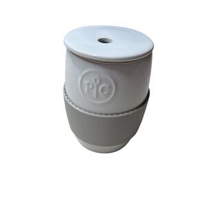 Pampered Chef Ceramic Egg Cooker #1529-New With Box- Microwave Cake/Muffins